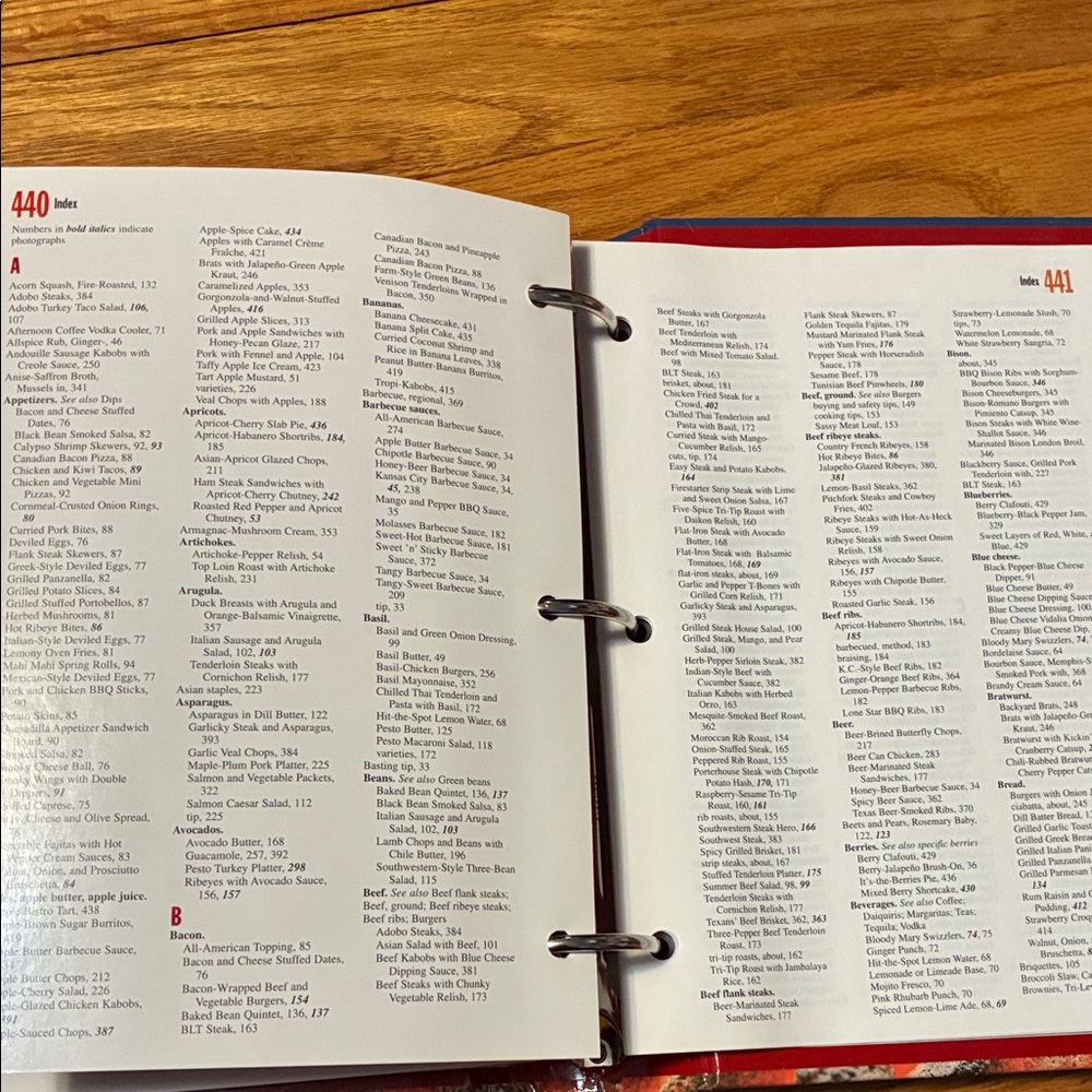 Better Homes and Gardens New Grilling Book 3 Ring Hardcover Cookbook - Picture 10 of 10